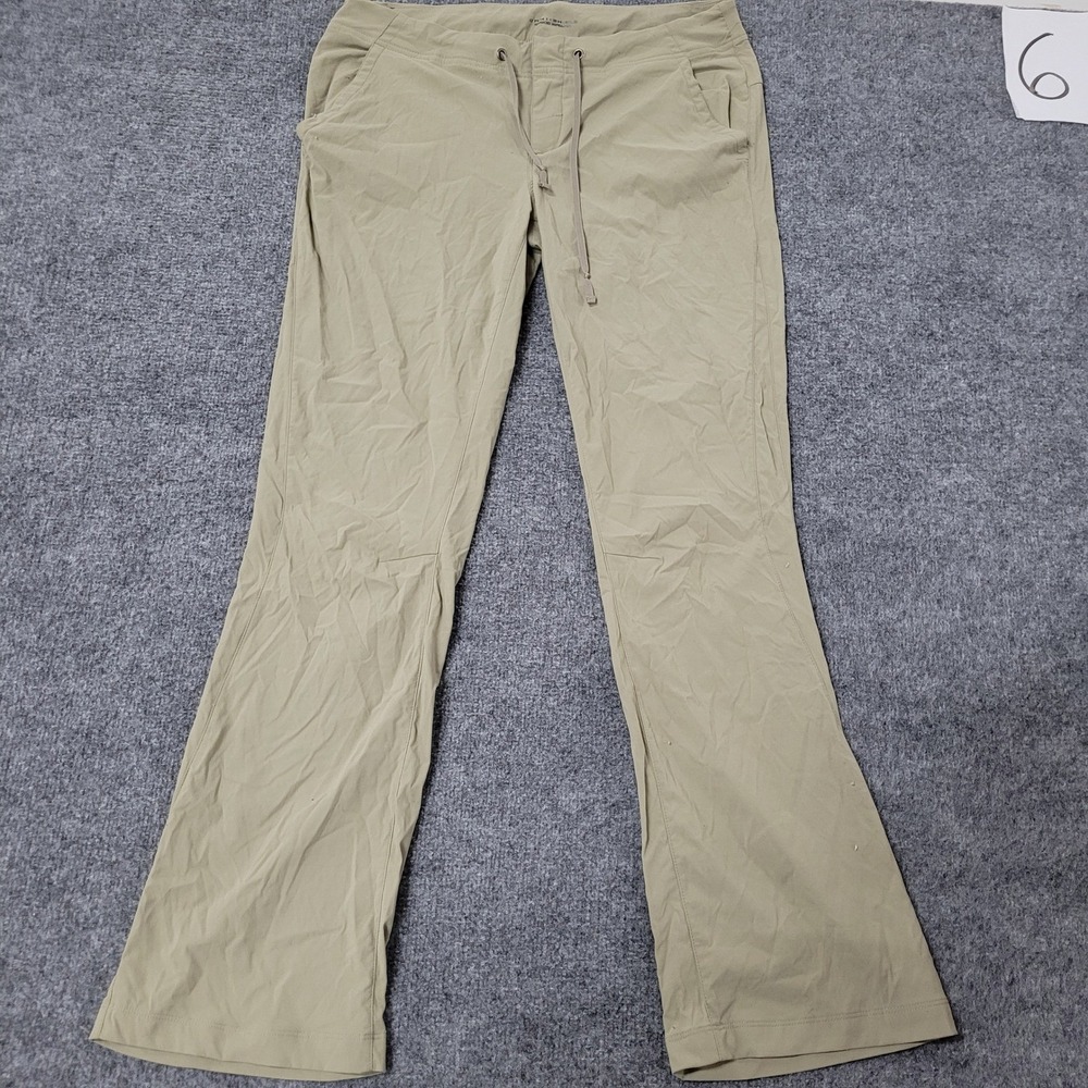 Columbia Pants Womens Size 10 Tan Hiking Outdoor Stretch Drawstring Regular